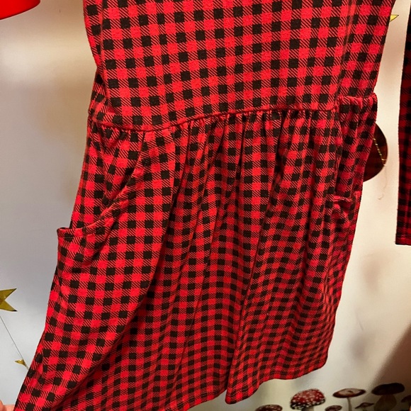 Cute Buffalo Plaid dress by Cat & Jack - Picture 6 of 7